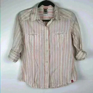 Women's The North Face Button Up Flannel Size: M